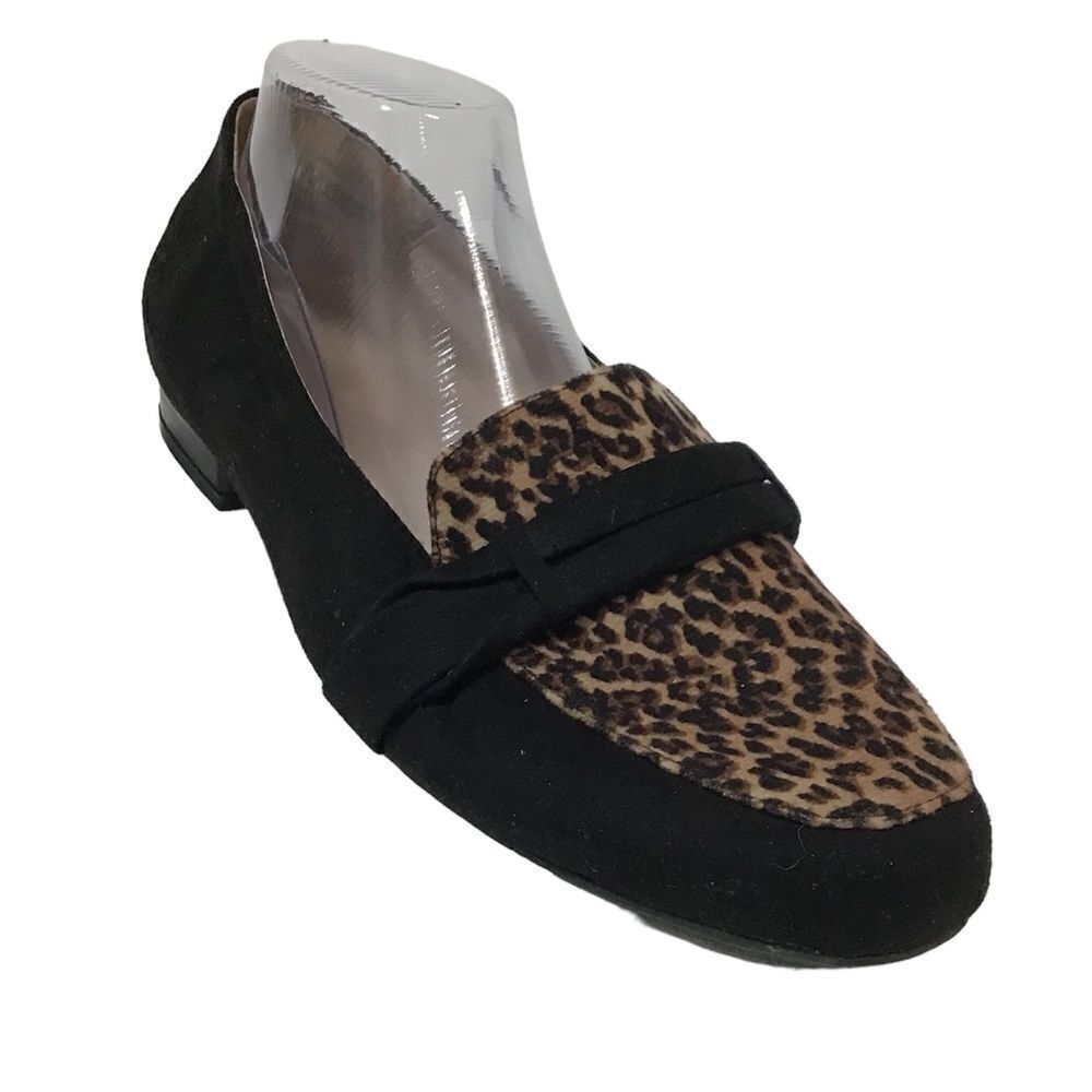 Beacon Fashion And Fit Black Micro Suede Loafers Size 11M